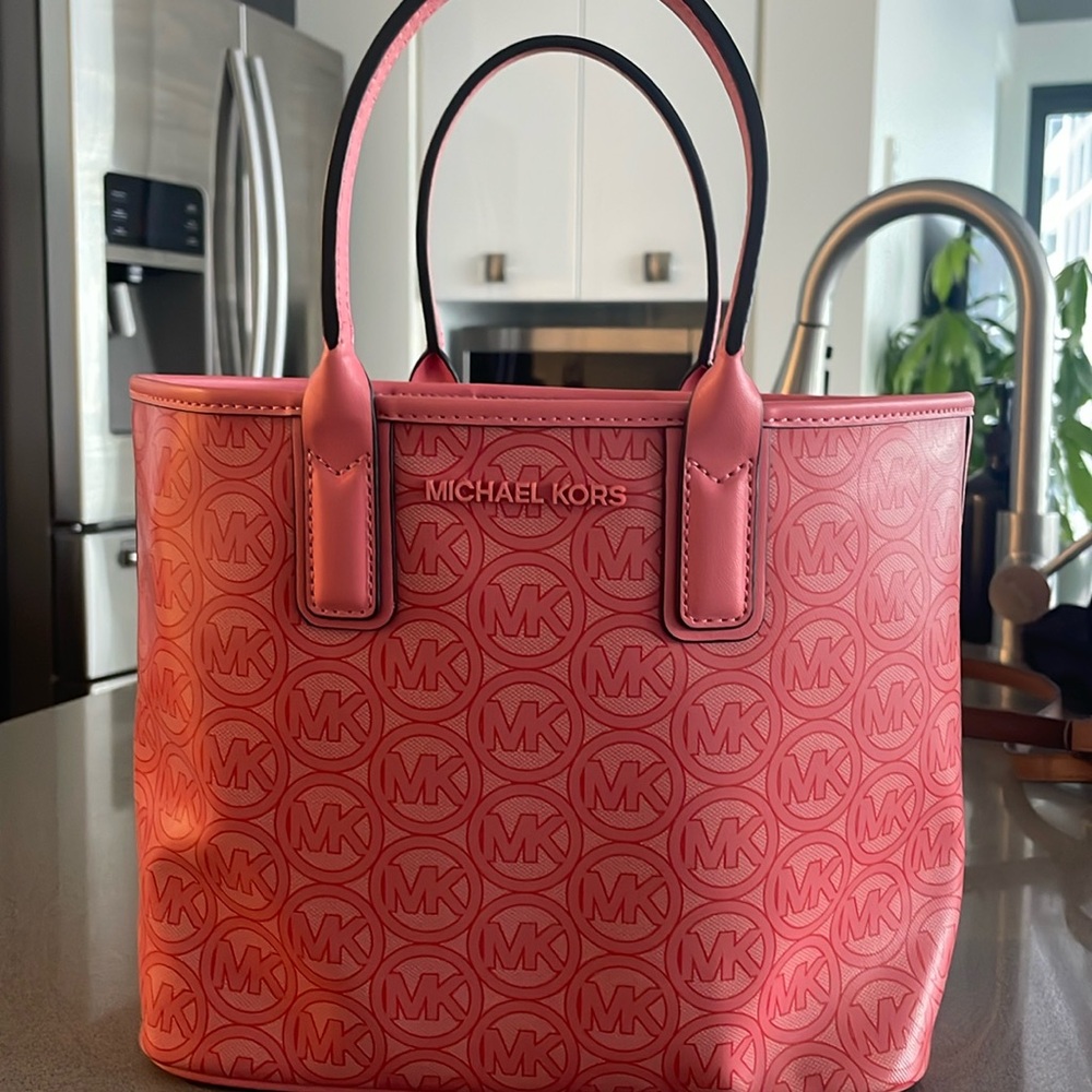 MK small summer tote (pink)